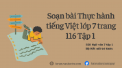 Soạn bài Thực hành tiếng Việt lớp 7 trang 116 Tập 1