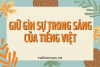 Soạn bài "Giữ gìn sự trong sáng của tiếng Việt" (ngắn nhất)