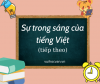 Soạn bài "Sự trong sáng của tiếng Việt" (tiếp theo)