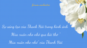 Sự sáng tạo của Thanh Hải trong hình ảnh Mùa xuân nho nhỏ qua bài thơ "Mùa xuân nho nhỏ" của Thanh Hải