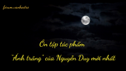 Ôn tập tác phẩm “Ánh trăng” của Nguyễn Duy mới nhất