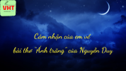 Cảm nhận của em về bài thơ “Ánh trăng” của Nguyễn Duy