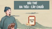 Bình về tác phẩm: Ba Tiêu- Nguyễn Trãi